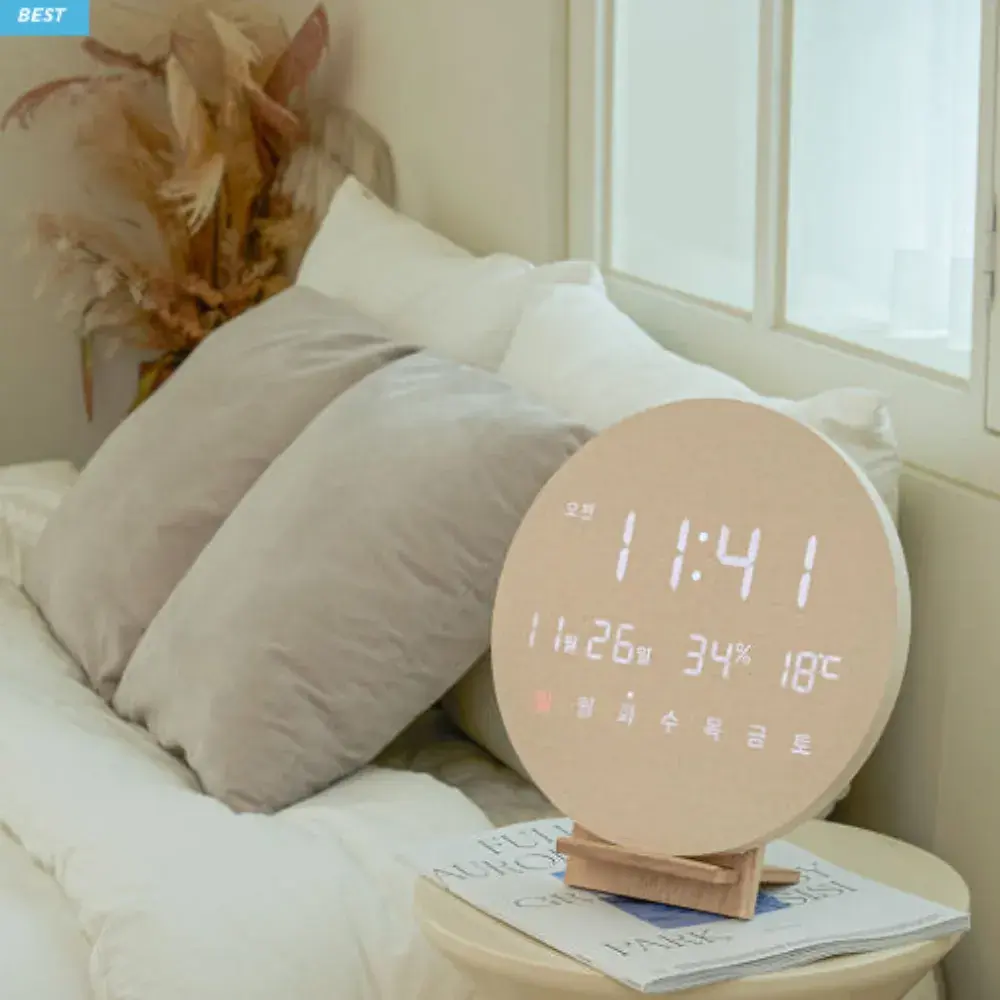 오아 모던 LED 시계