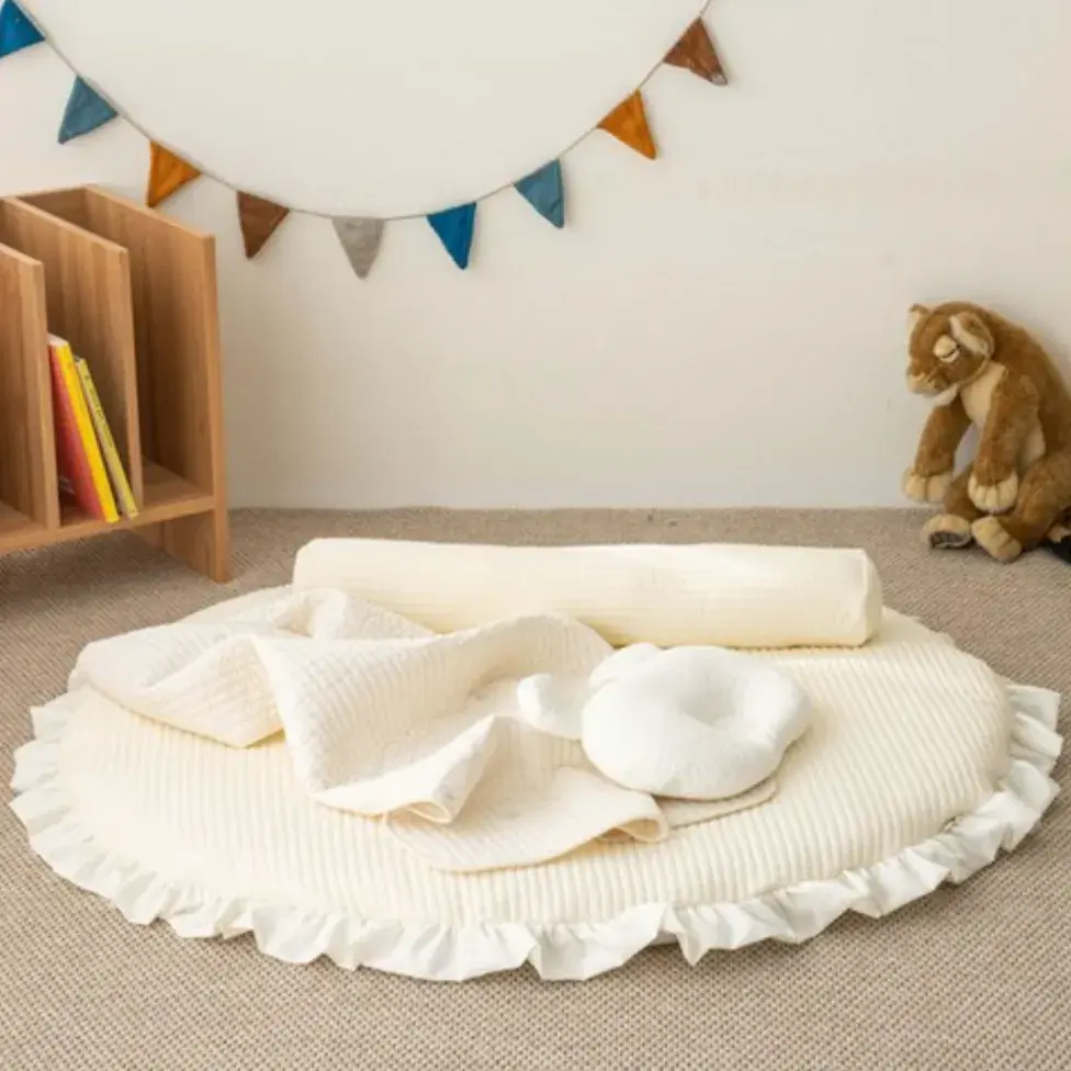 유아 원형 러그