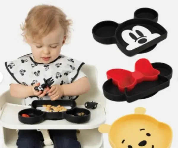 범킨스 이유식 실리콘 흡착식판