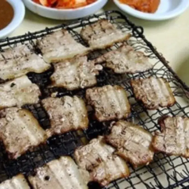 두암식당 볏짚 삼겹살