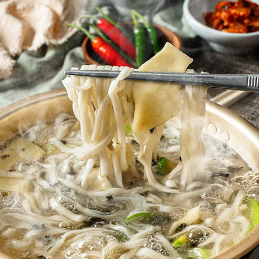 물가 반영 안한 시장 손칼제비 밀키트