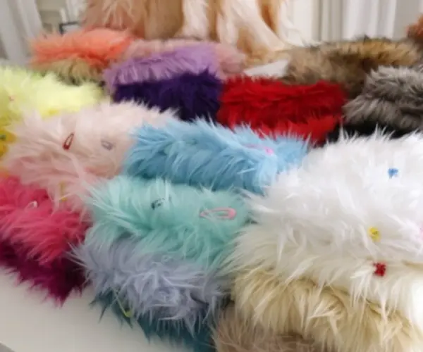 털원단 퍼원단 인조퍼 긴털 롱파일65mm