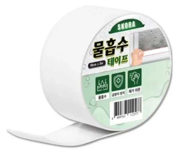 스코라 물흡수 테이프 10cm x 5m, 1개 결로방지테이프