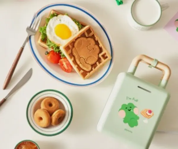 단미 라인프렌즈 미니니 와플 메이커 기계 레니니