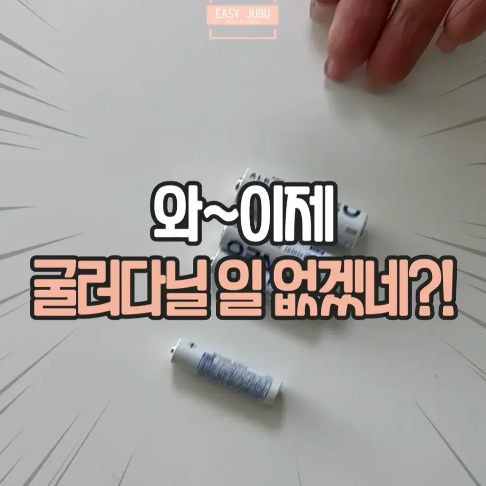 건전지 정리 보관함