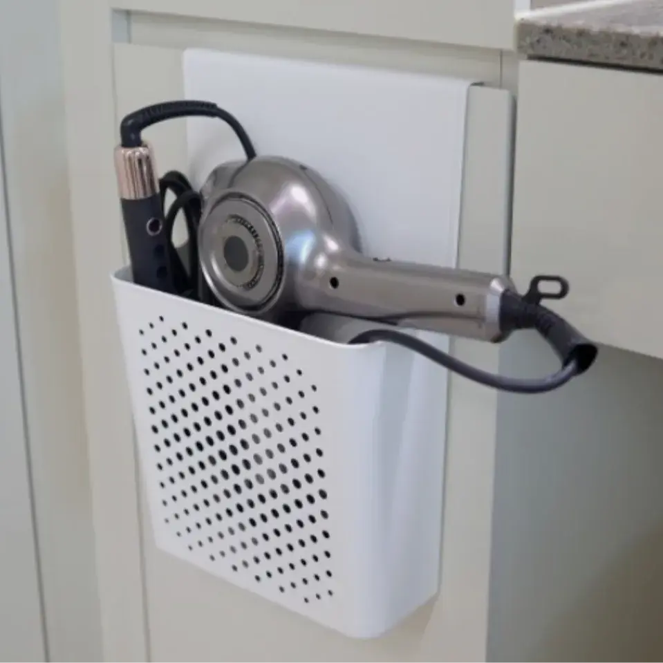 드라이기,고데기 걸이형 수납함