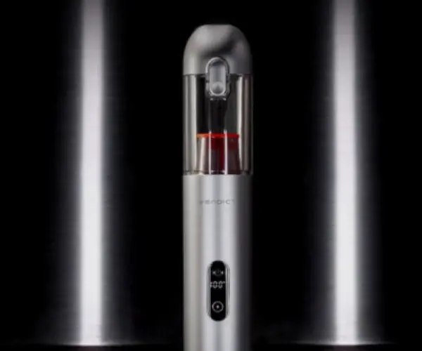 벤딕트 차량용 청소기 에어건 자동차 무선 휴대용 강력 진공 핸디 차 미니 실버 라이닝