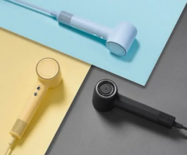 블루필 에어그램 헤어 드라이기 가벼운 BLDC 저소음 전문가용 아기 미용실 미니 여행용