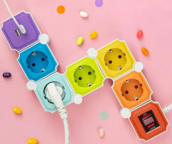 파워존  테트리스 내맘대로 자유변형 usb 인테리어 디자인 멀티탭 5구