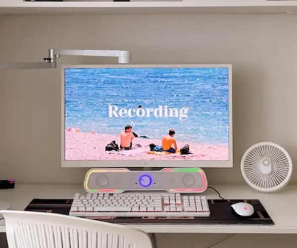 로이체  RGB LED 게이밍 컴퓨터 PC 스피커 사운드바 RSB-G5000