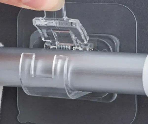 꾸밈하우스 못 없이 커튼봉 압축봉 고정 홀더 무타공 브라켓 2개 2colors