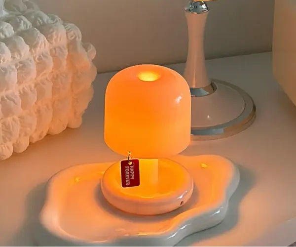 루시아이 해피 머쉬룸 무선 미니 무드등 LED 인테리어 터치 조명 오브제 취침등 수유등