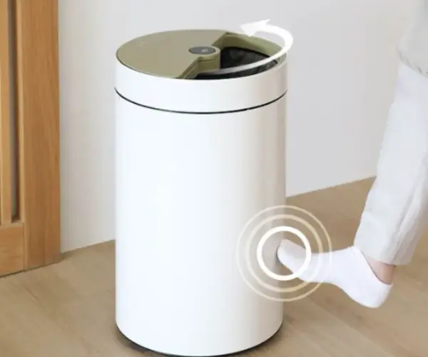 무아스 하프 스핀 자동 센서 휴지통 30L