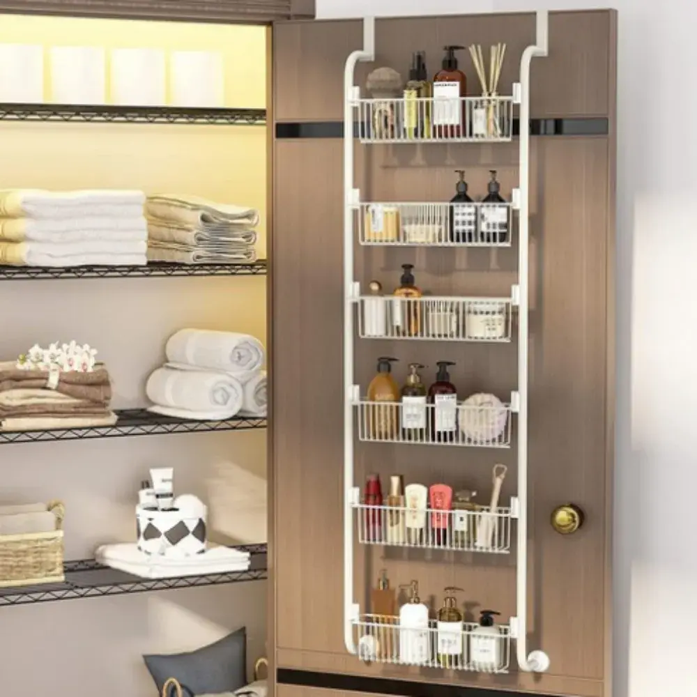 68번. 6단 문걸이 수납선반