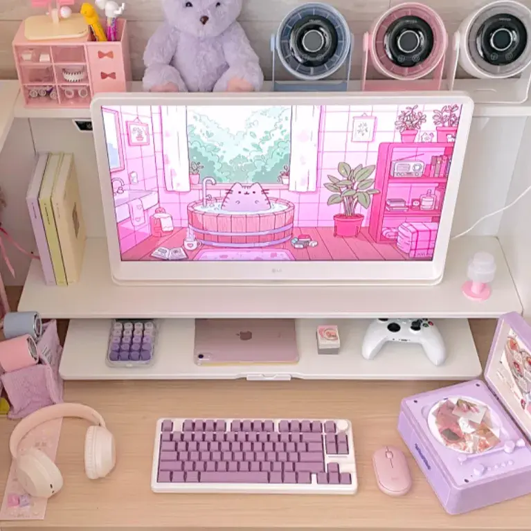 2단 모니터 받침대