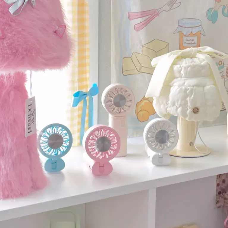 4컬러 휴대용 핸디 선풍기