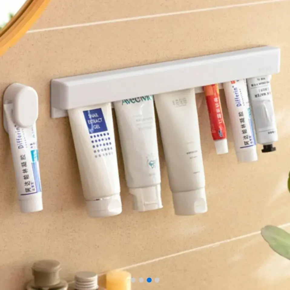 무타공 롱 치약걸이