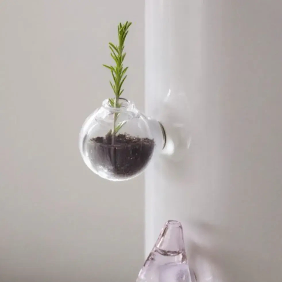 50번-1. 자석 미니 화분(유리볼)