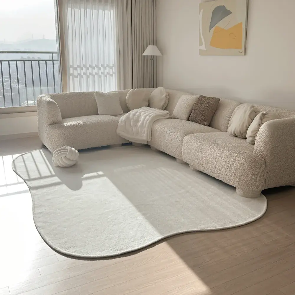 비정형 단모 러그