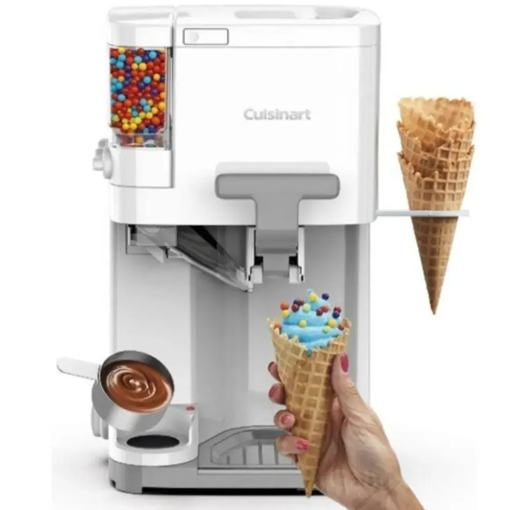 토핑 뿌려먹는 아이스크림 메이커