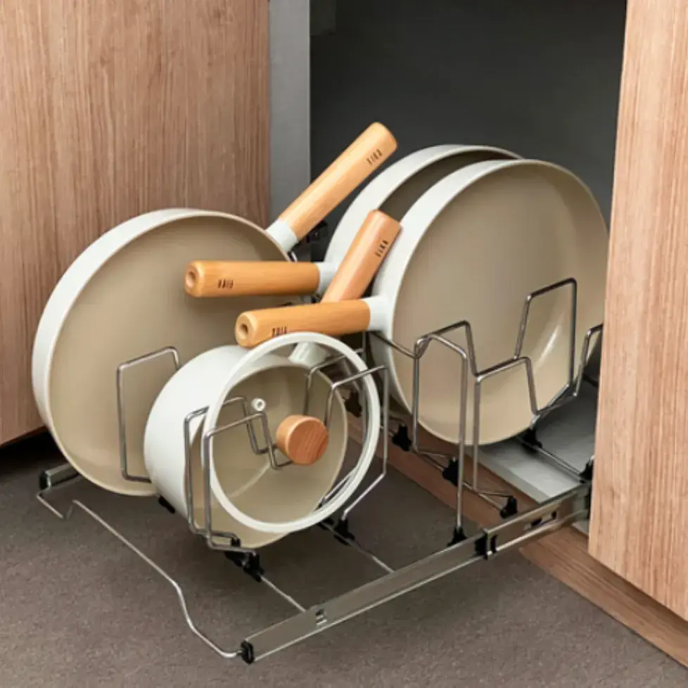 8단 후라이팬 정리대