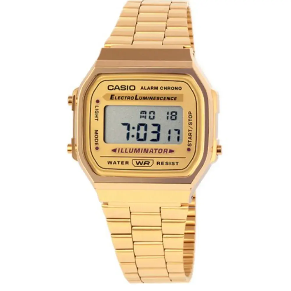 134번. 카시오 메탈시계(금장)