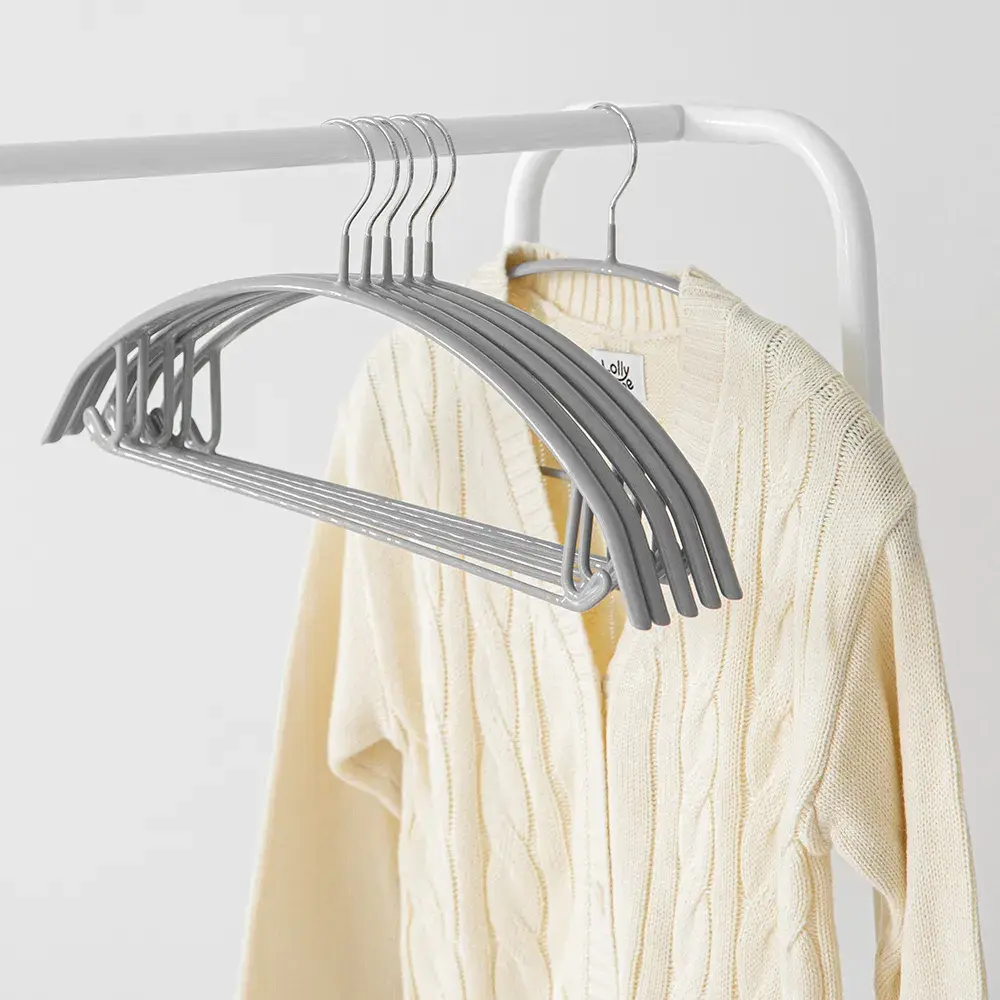 [7번] 코멧 홈 어깨 뿔 방지 논슬립 옷걸이, 그레이, 30개