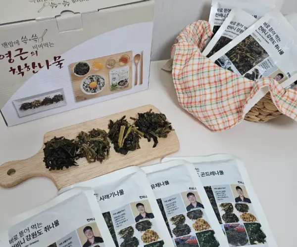 건강한 산채나물4종