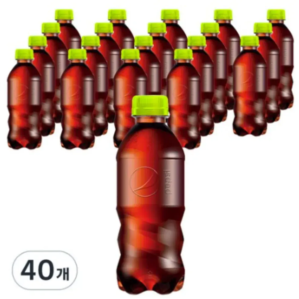 6. 펩시 제로슈거 라임향 무라벨, 300ml, 40개
