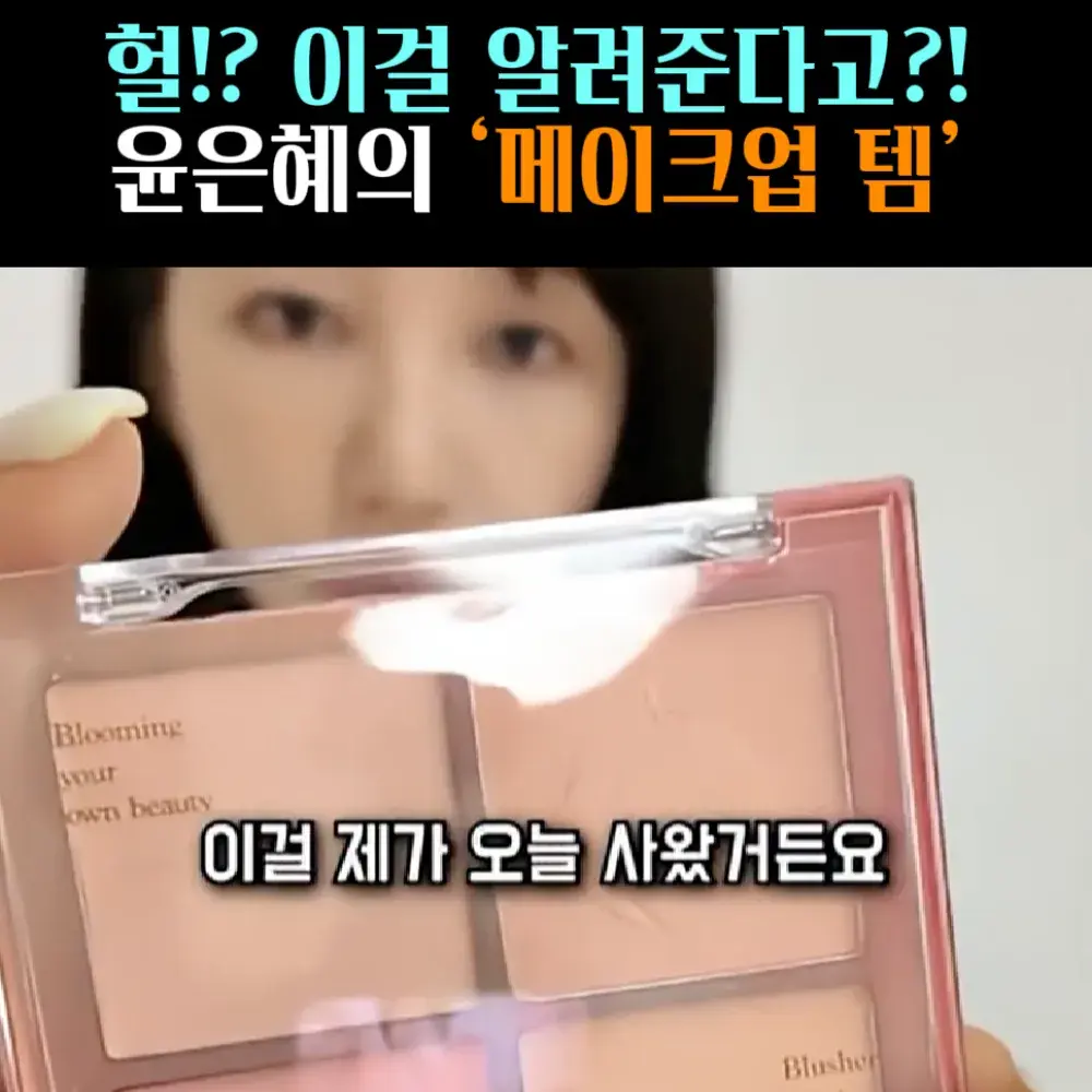 🧚#136-1. 윤은혜, 아이섀도우 및 치크