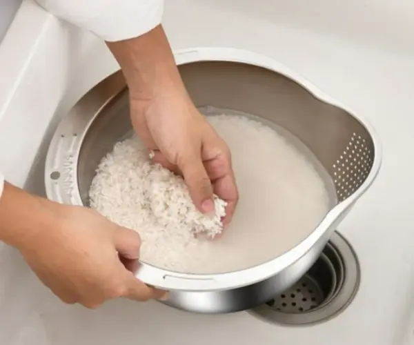 3. 스테인리스 쌀 세척볼