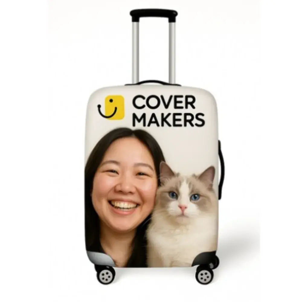 73번. 얼굴 프린팅 캐리어 커버