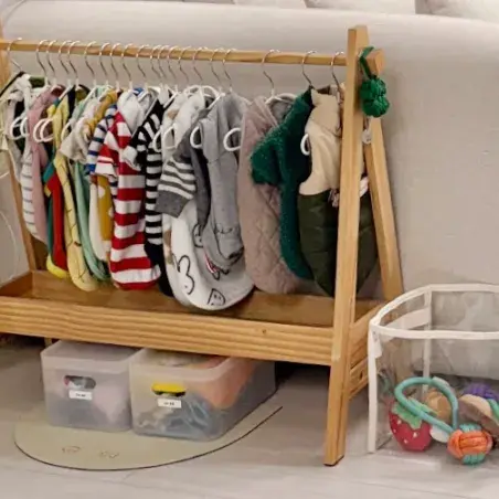 강아지 원목 행거