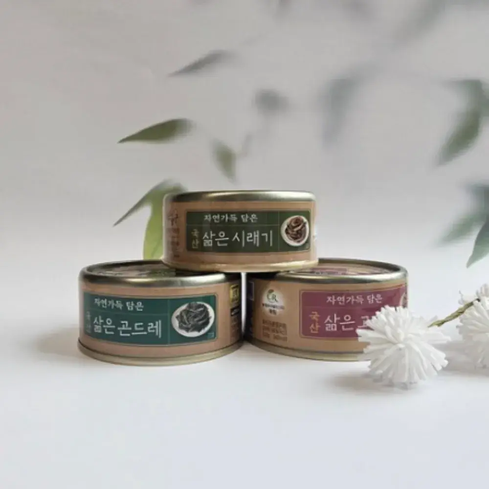 초간편 캔 나물