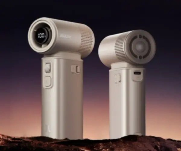 지수라이프 휴대용 손선풍기 에어건 캠핑 미니 선풍기 손풍기 Ultra2 샴페인 브라운