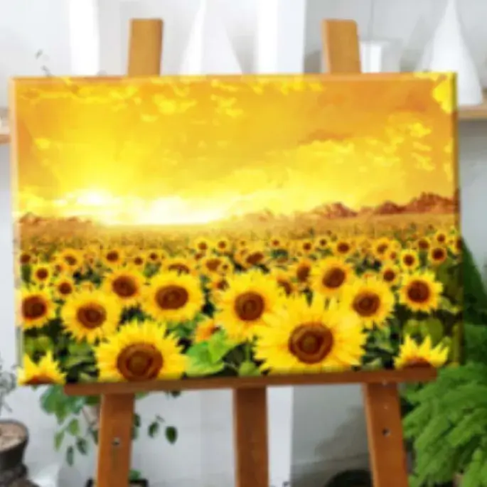 🌻 금전운 폭발! 해바라기 액자 보기