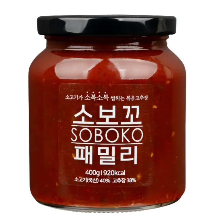102 소보꼬 소고기 볶음고추장, 400g, 1개
