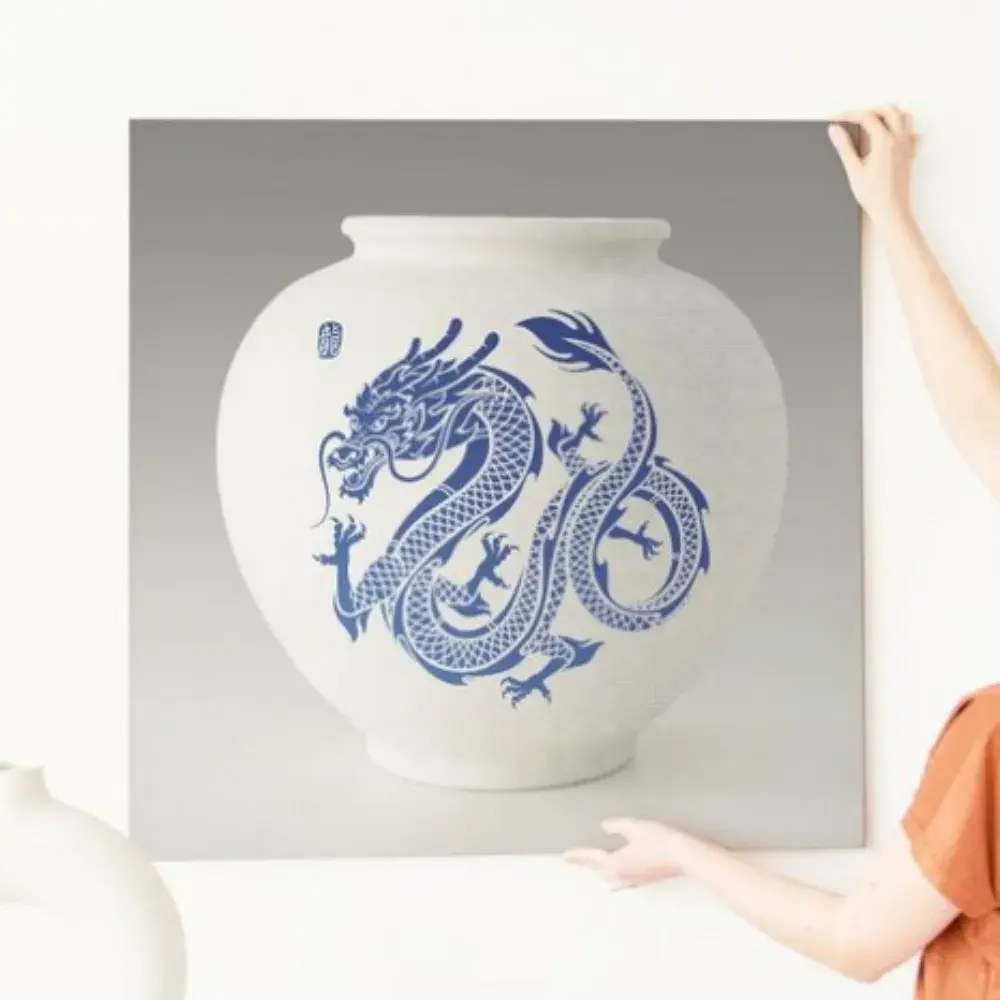 돈복 들어오는 다복 청룡 그림 액자