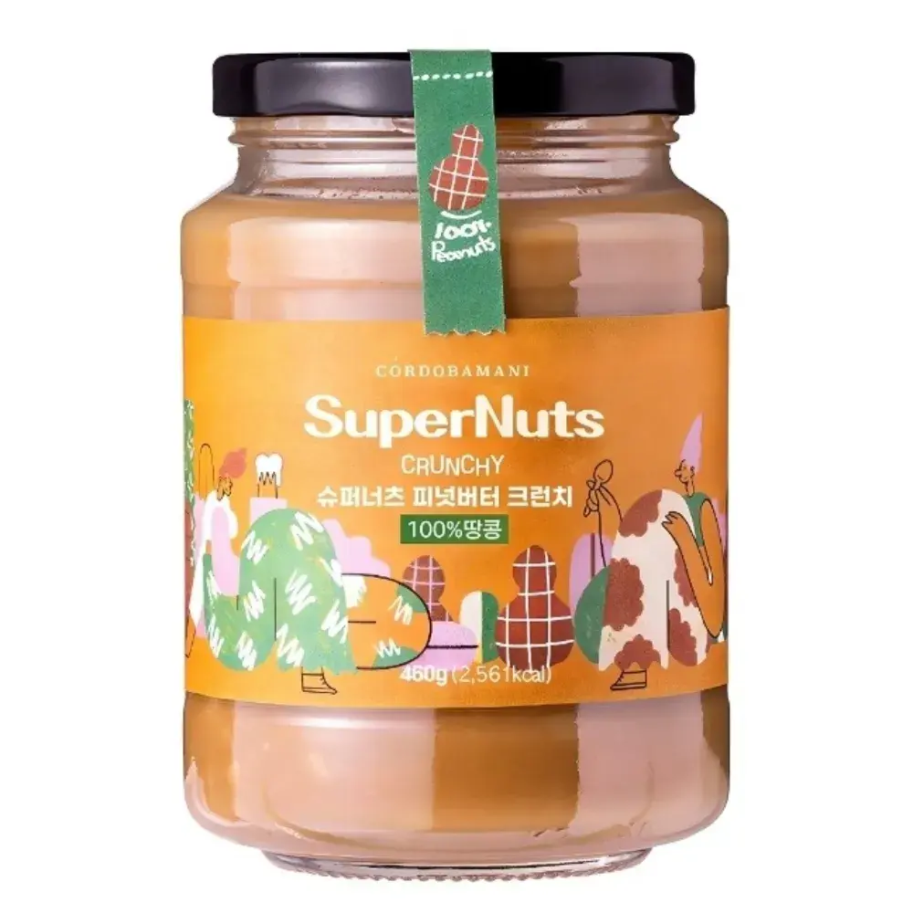130 슈퍼너츠 땅콩 피넛버터 크런치, 460g, 1개