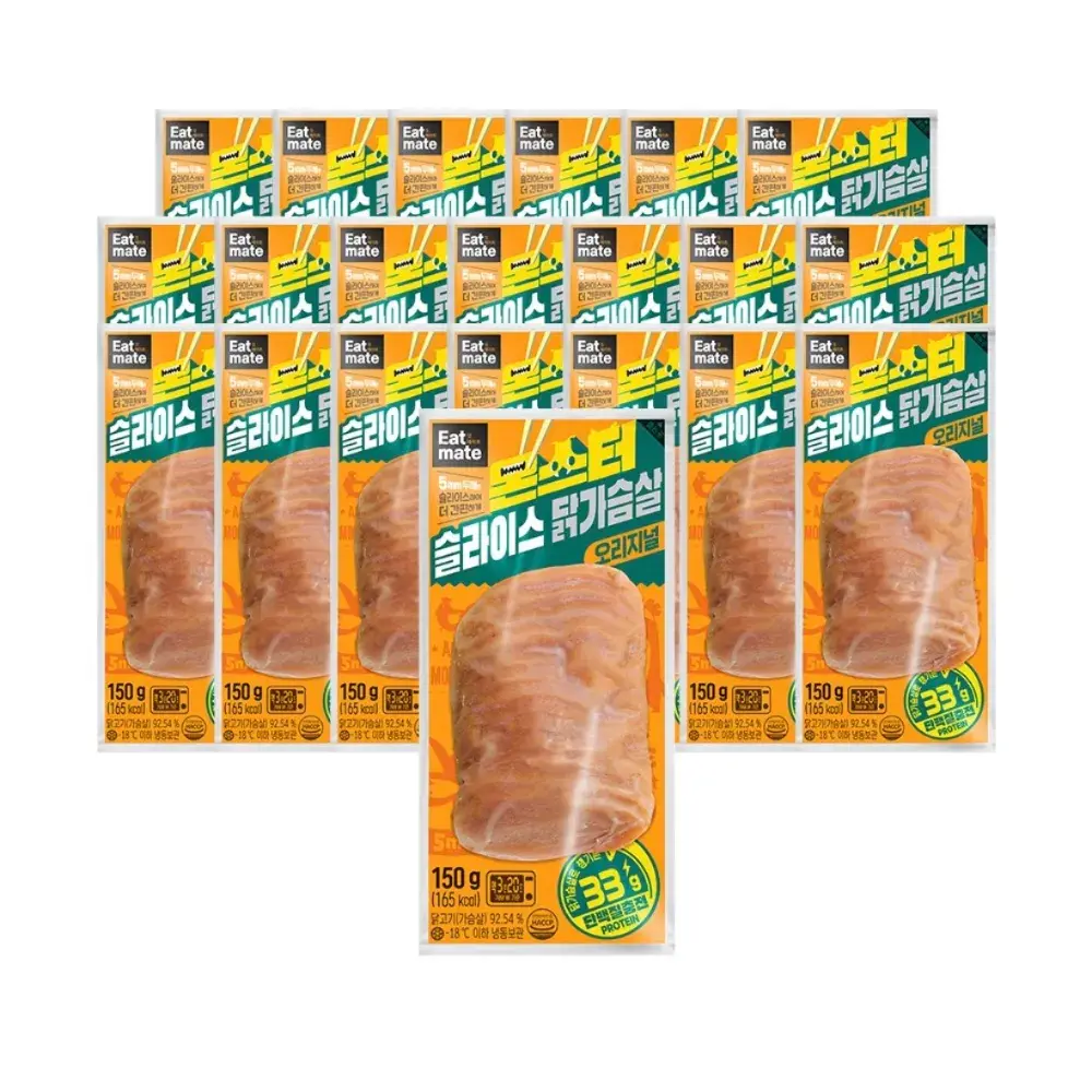 143 [랭킹닭컴] 잇메이트 몬스터 슬라이스 닭가슴살 오리지널