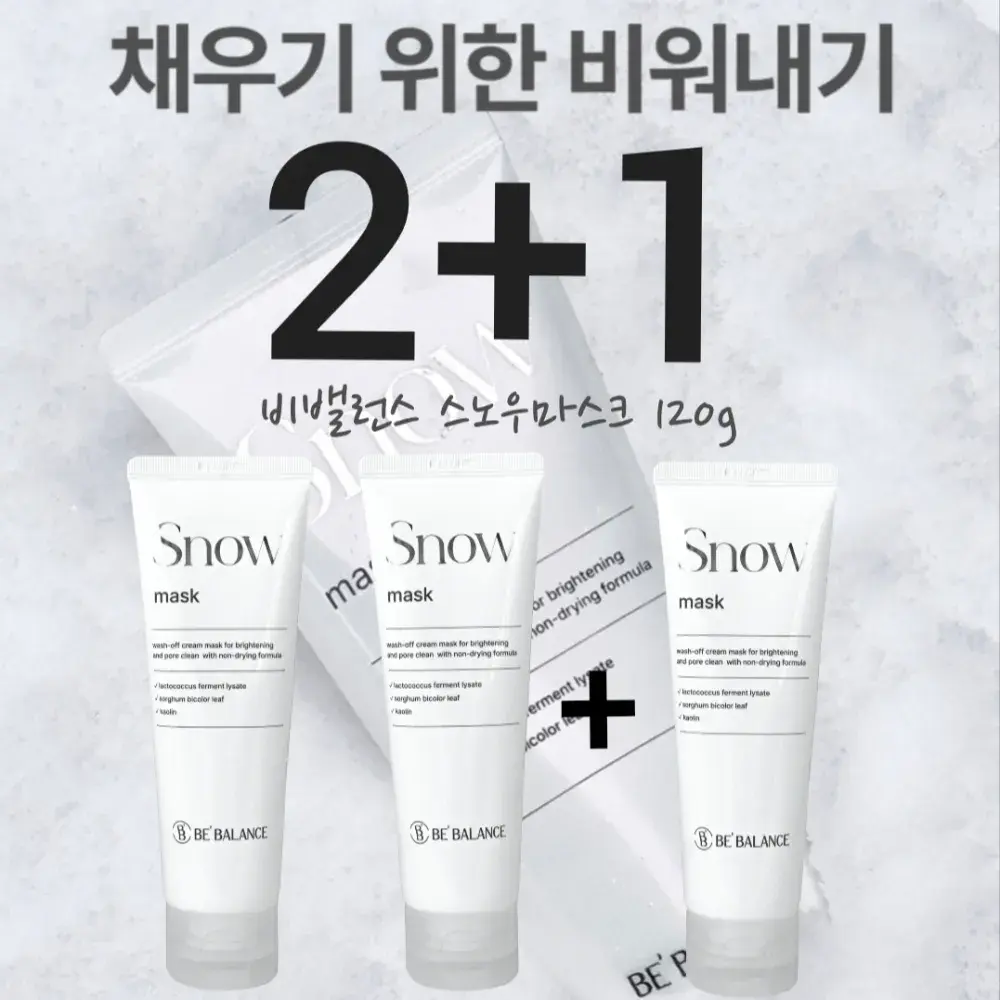 [2+1]비밸런스 스노우마스크120g 공구