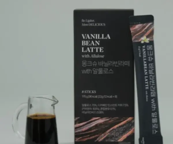 몽크슈 무설탕 바닐라라떼 알룰로스 바닐라빈 라떼 디카페인 커피 8개입