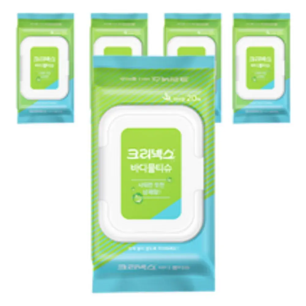 바디 물티슈 캡형