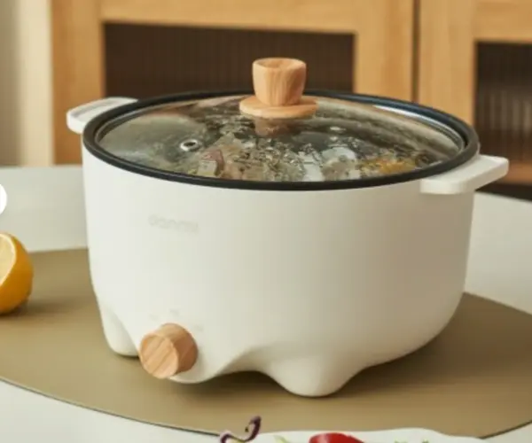 단미 멀티쿠커 전기냄비 찜기 찜솥 프라이팬 그릴 샤브샤브 여행용 캠핑용 전골냄비 3L MEK01