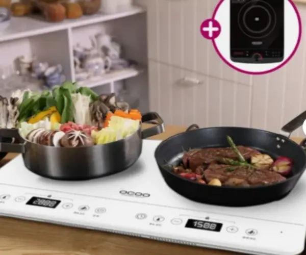 오쿠 프리미엄 2구 인덕션 OCC-IH2100W + 1구 사은품 [올여름 화이트 신상] 