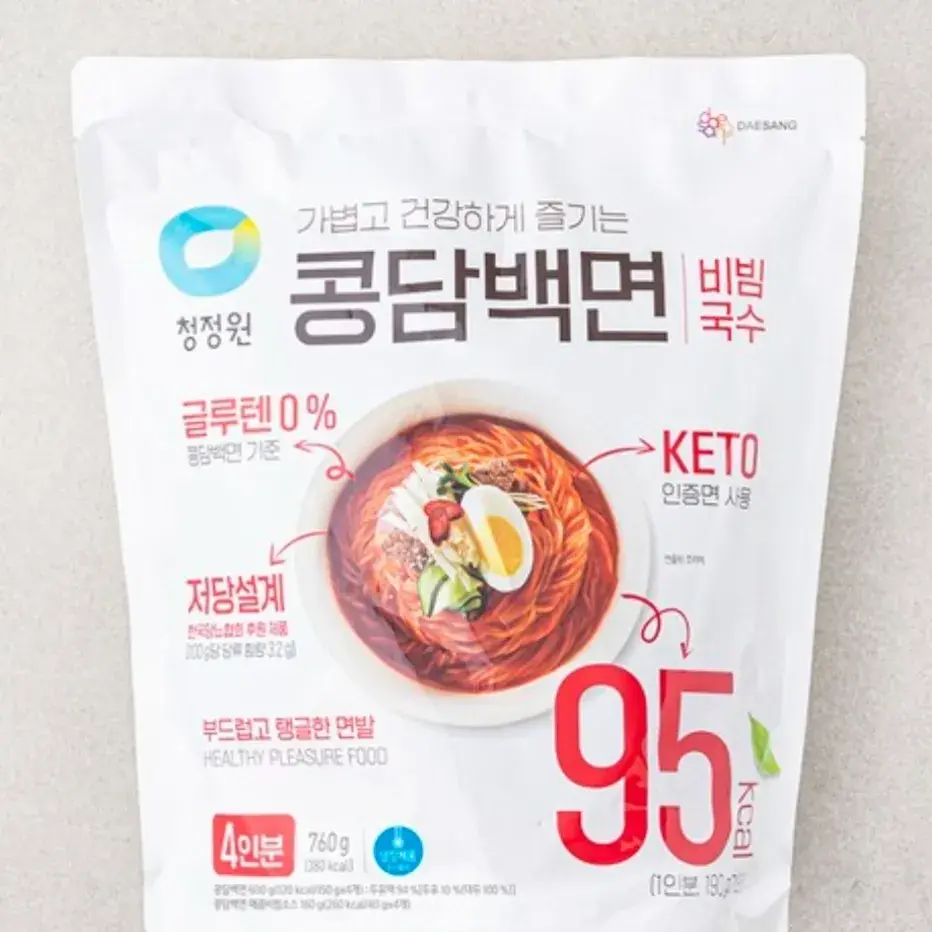062 청정원 콩담백면 비빔국수