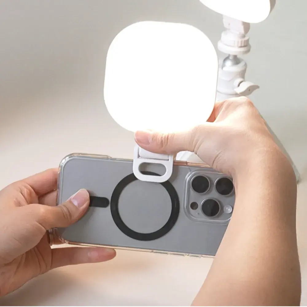 휴대용 핸드폰 조명 지속광 LED 핫슈 클립형