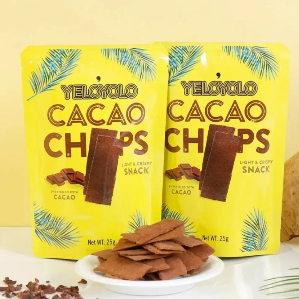 186 옐로욜로 카카오칩스, 25g, 4개