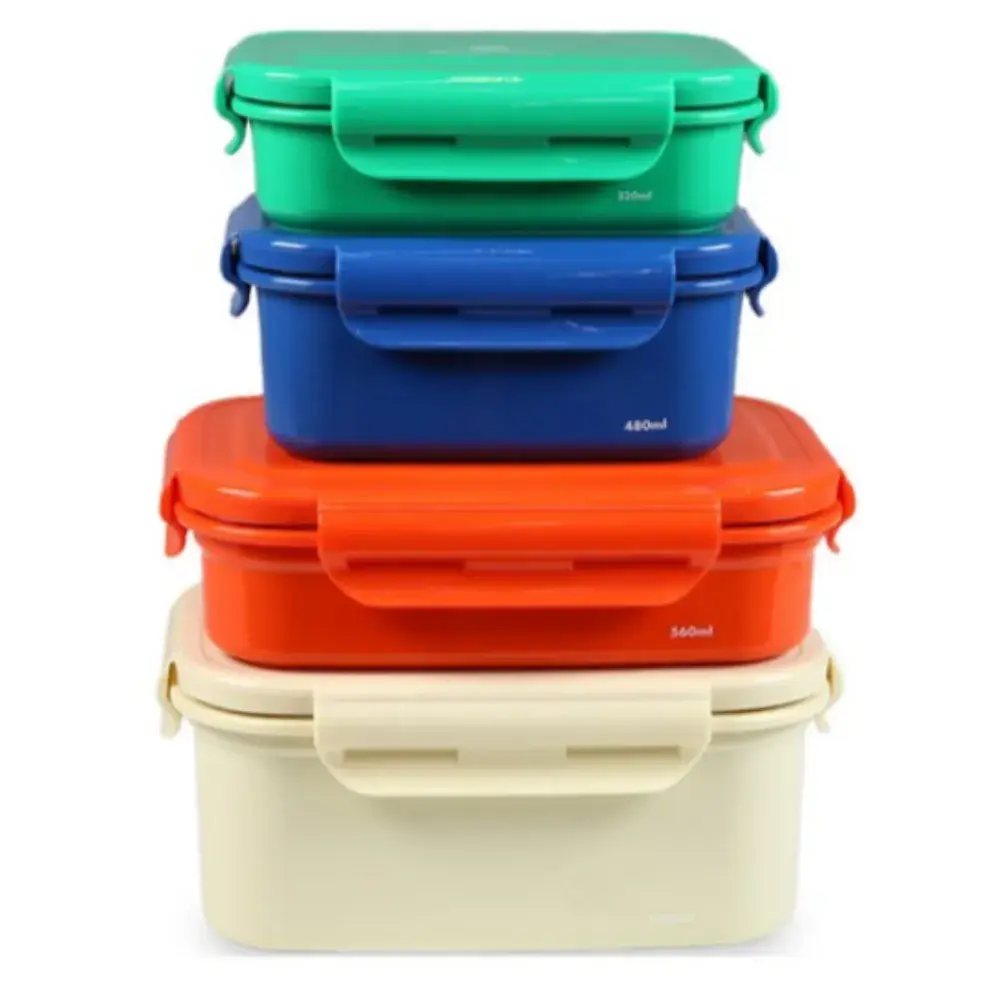 245 전자레인지 사용 가능한 스텐 밀폐 용기 지켜텐