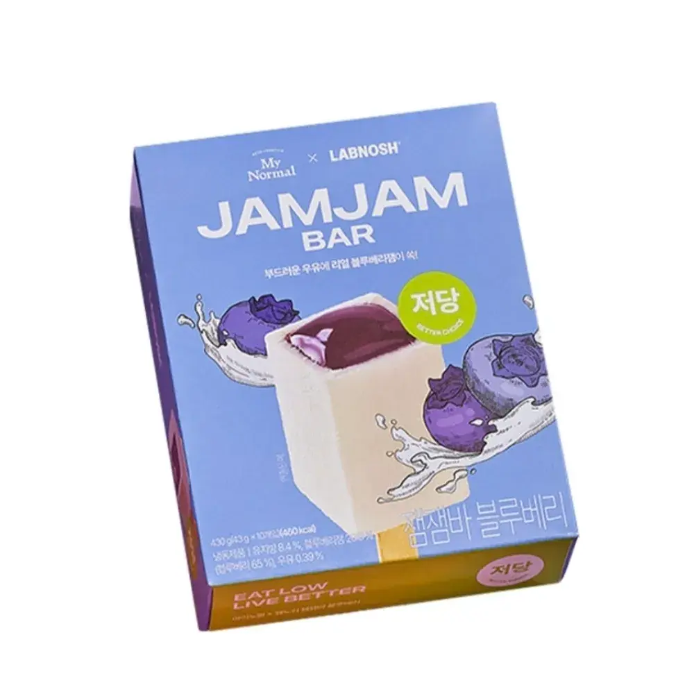 253 마이노멀 X 랩노쉬 잼잼바 아이스크림 블루베리